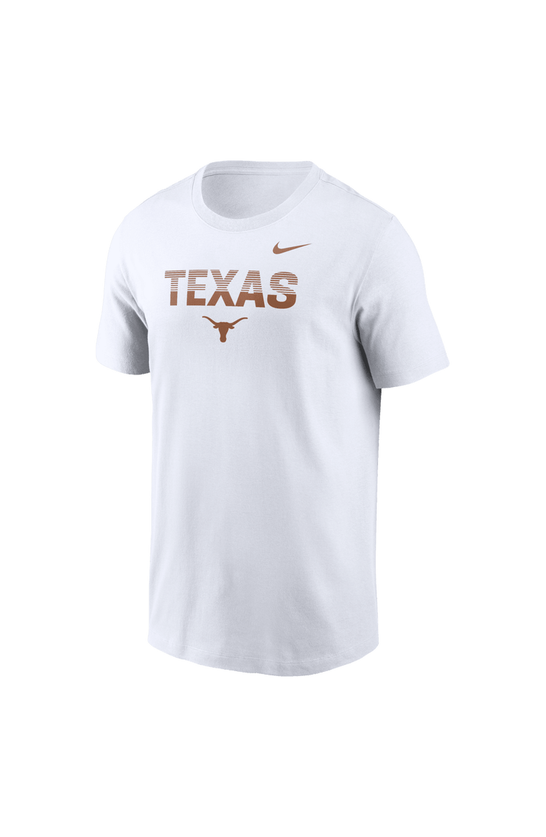 Nike Men's Nike White Texas Longhorns Primetime Kinetic T-Shirt, Alternate, color, White