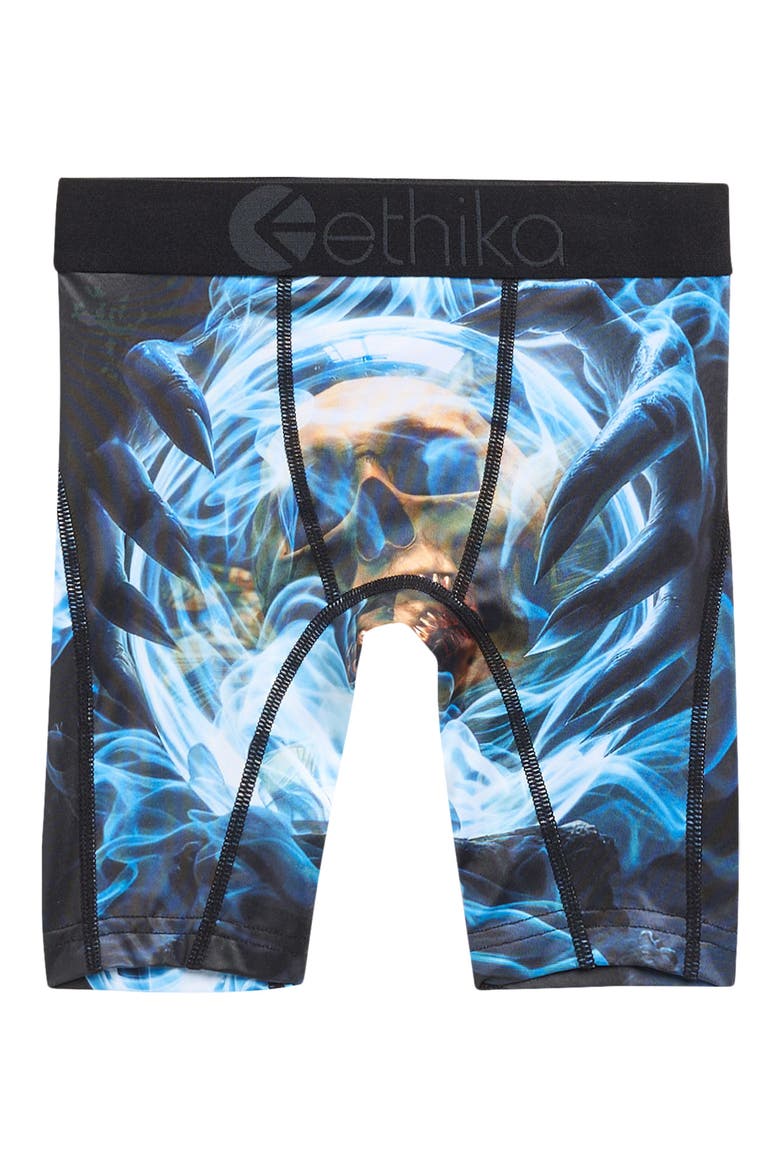 Kids' Dead Scope Boxer Briefs, Main, color, BLACK/ BLUE