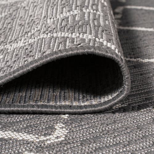Jonathan Y Madaba Moroccan Trellis Indoor/outdoor Area Rug In Gray/cream