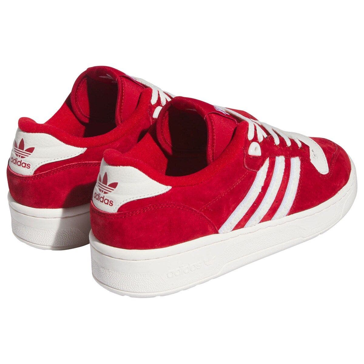 adidas Scarlet Nebraska Huskers Rivalry Low Basketball Shoes, Alternate, color, 