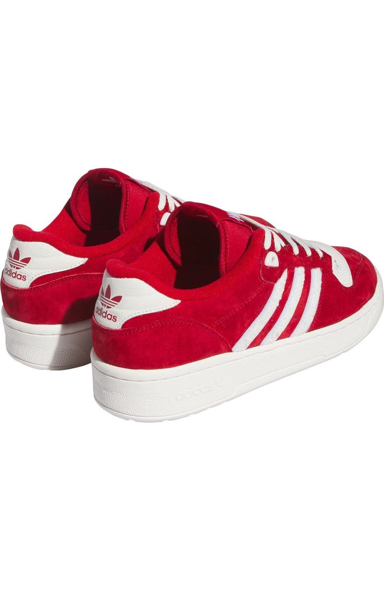 adidas Scarlet Nebraska Huskers Rivalry Low Basketball Shoes, Alternate, color,