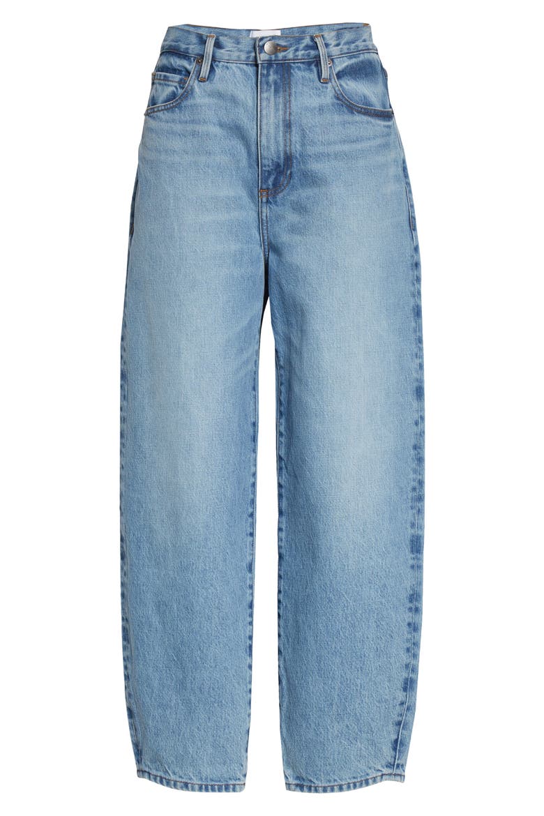 Ultra High Berrel Ankle Wide Leg Jeans, Alternate, color, NAPPA CLEAN