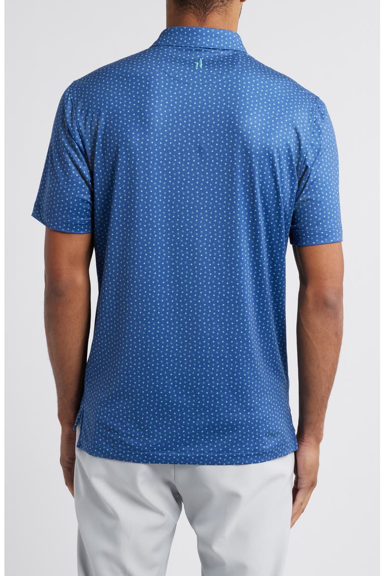 Top o' the Morning Scatter Print PREP-FORMANCE Golf Polo, Alternate, color, LAKE