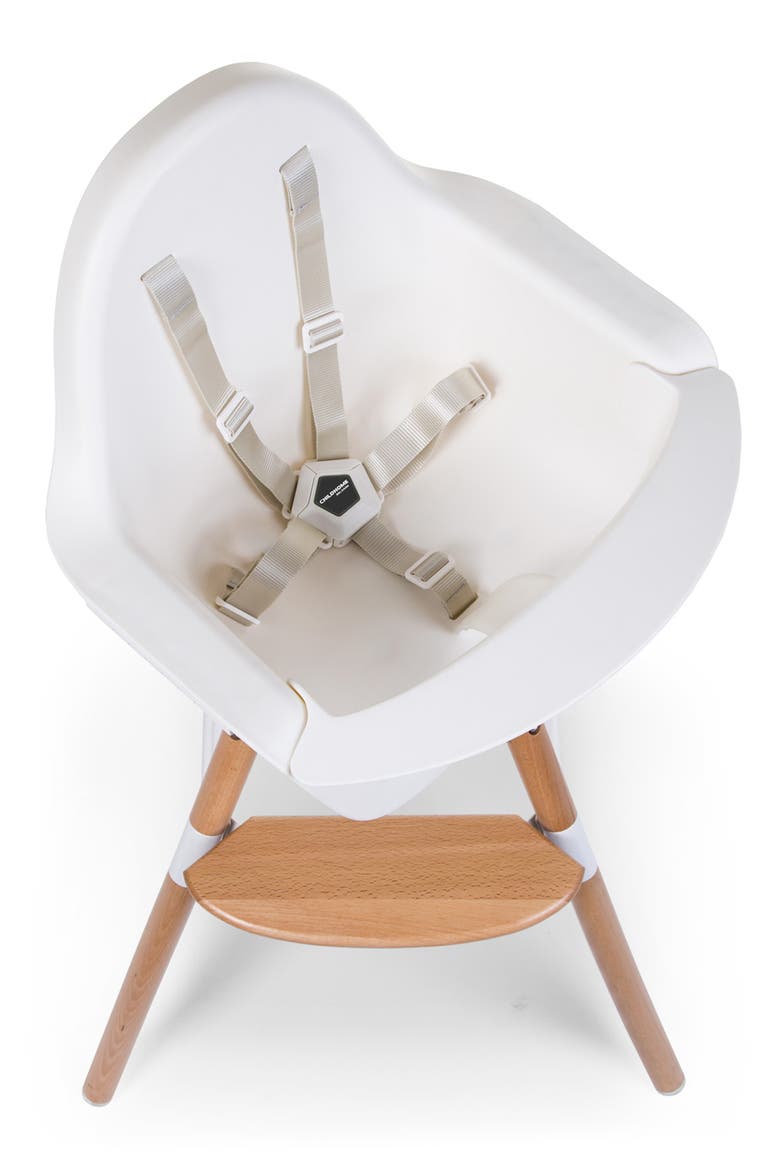 Evolu One.80° High Chair, Alternate, color, WHITE