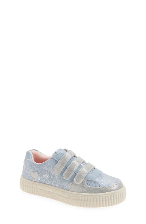 Tucker + Tate Tallulah Glitter Sneaker In Blue Denim Metallic