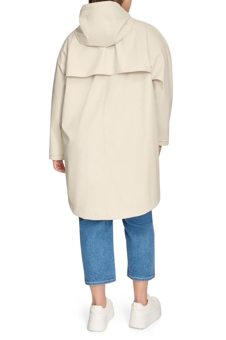 Water Resistant Hooded Raincoat, Alternate, color, OATMEAL