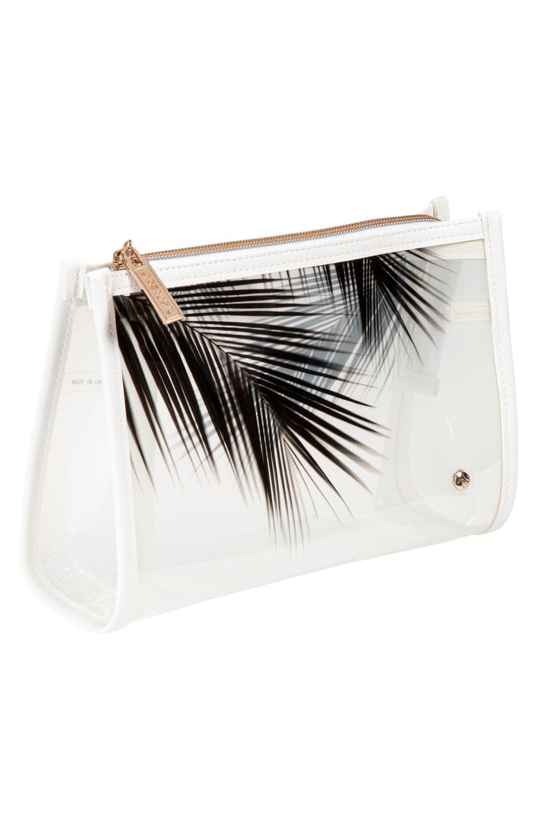 Stephanie Johnson Miami Palm Medium Makeup Bag, Alternate, color, 