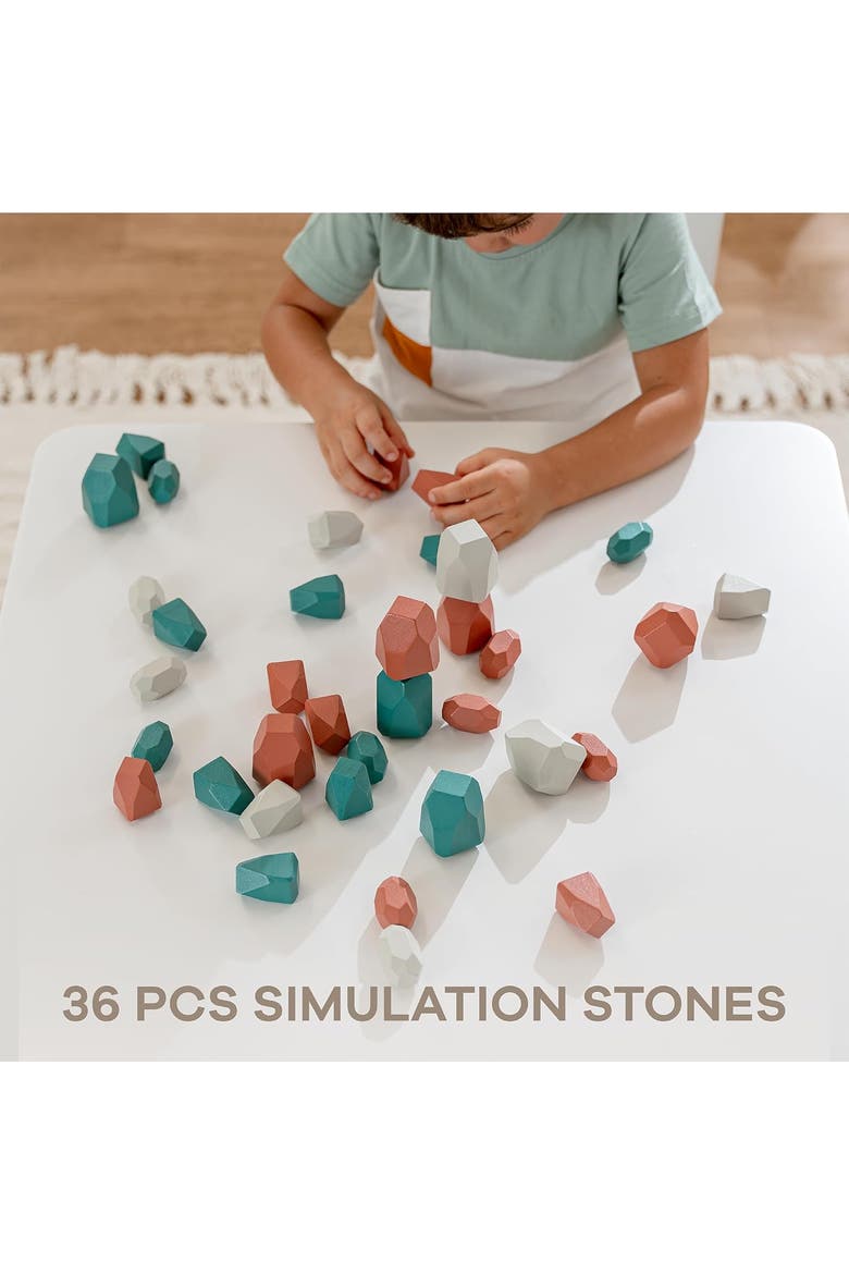 Stacking Blocks for Toddlers, Alternate, color, Dino Pack