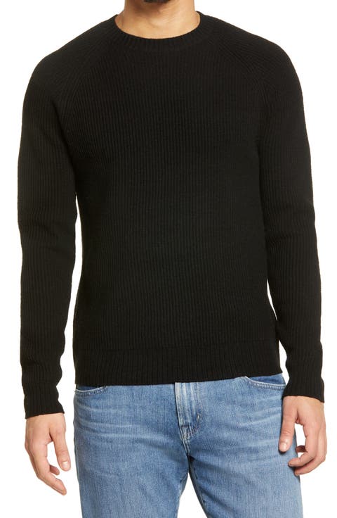 Ribbed Wool Blend Sweater