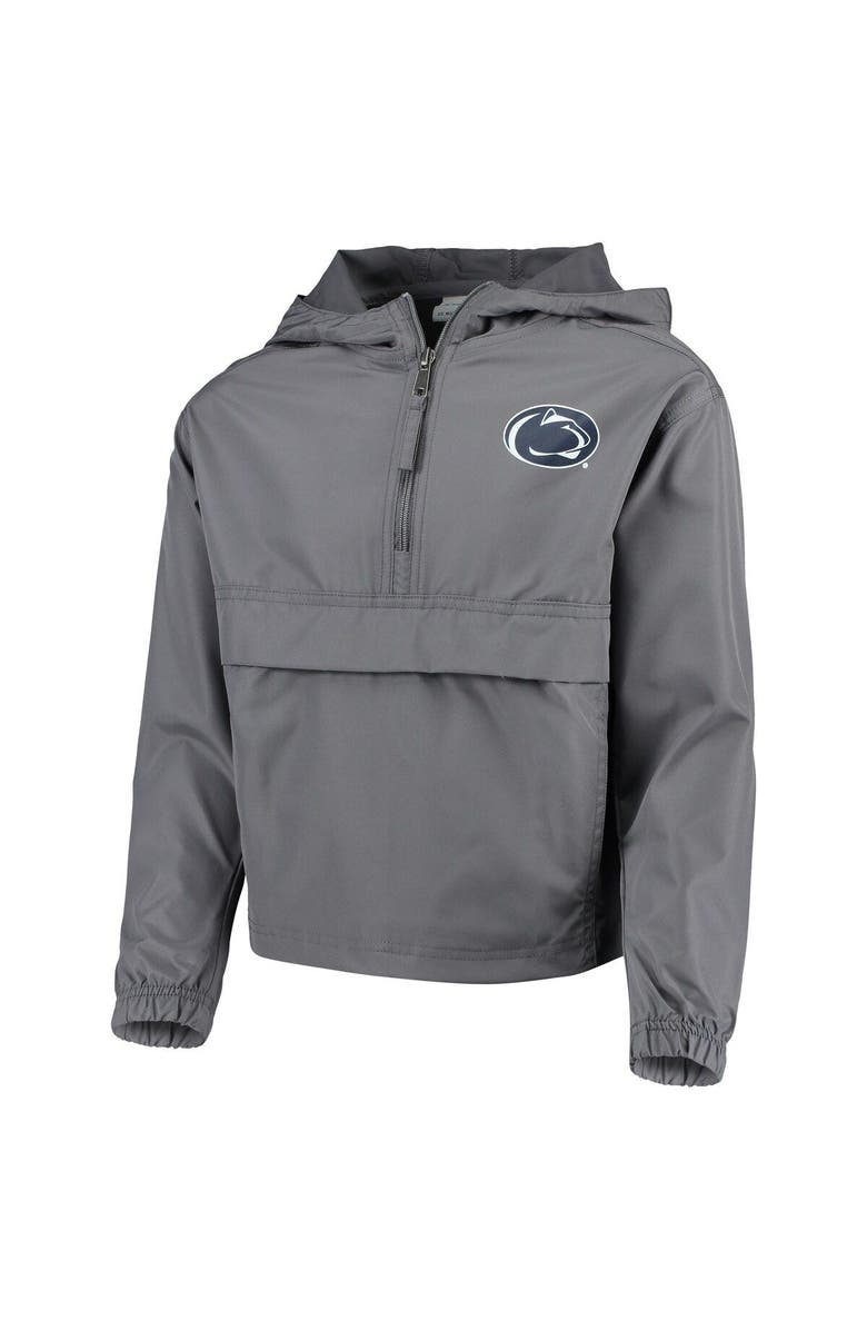 Champion Youth Champion Graphite Penn State Nittany Lions Pack & Go Windbreaker Jacket, Main, color, Graphite