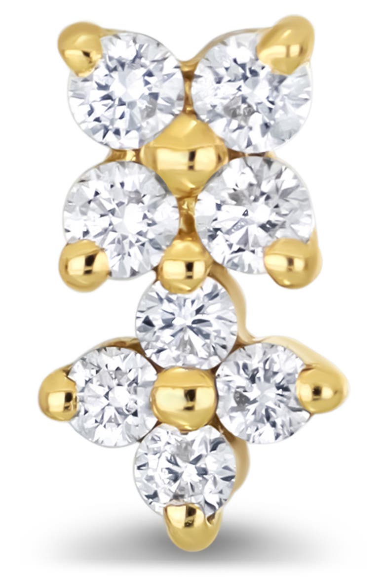 Monaco 18k Gold Diamond Stud Earrings, Alternate, color, 18K YELLOW GOLD