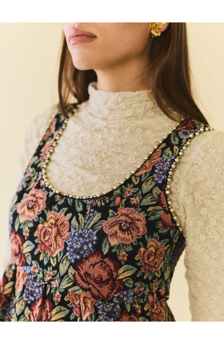 Eddy Emily Dress, Alternate, color, Black Rainbow Jacquard