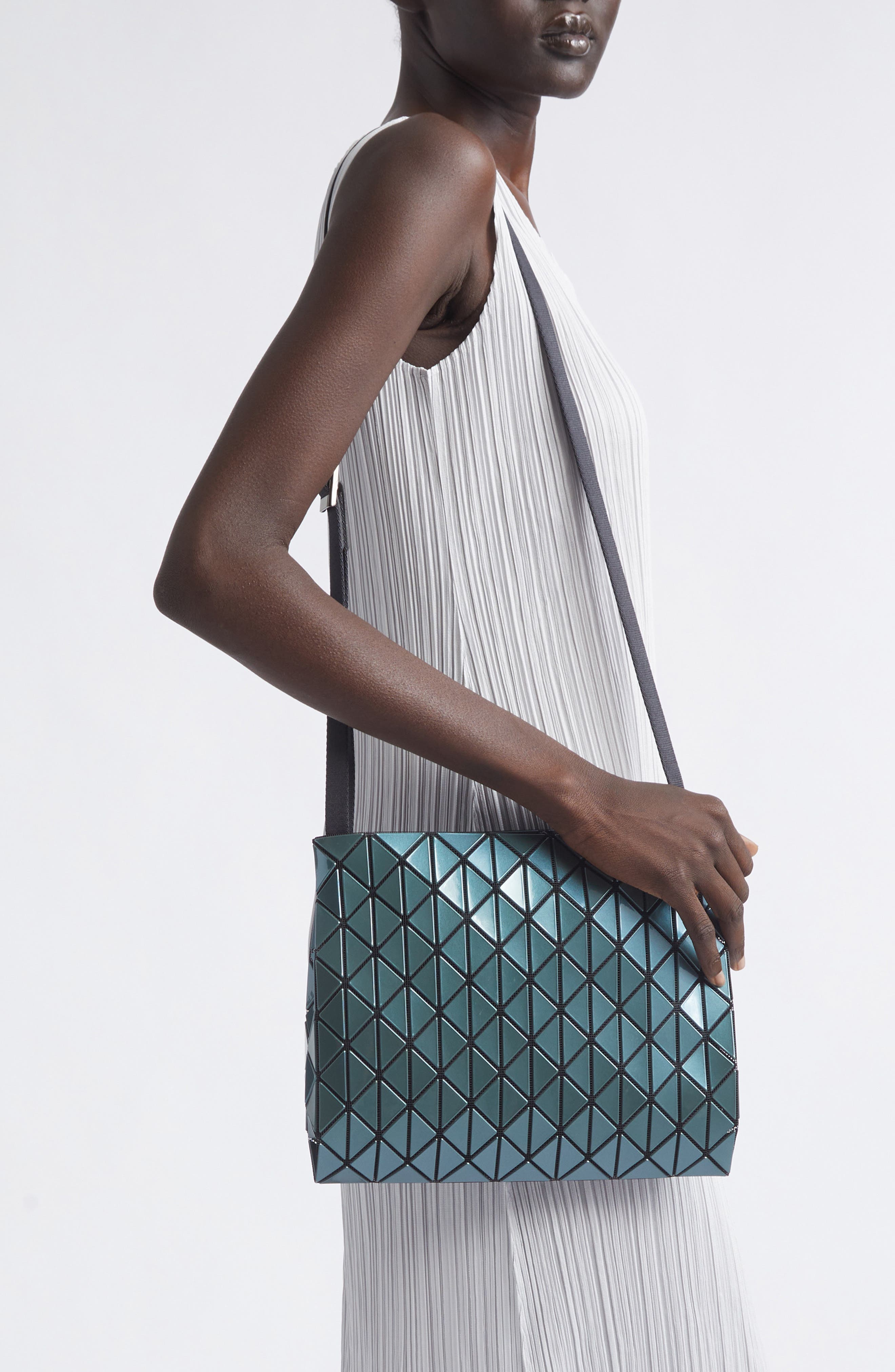 Row Metallic Crossbody Bag, Alternate, color, VIRIDIAN
