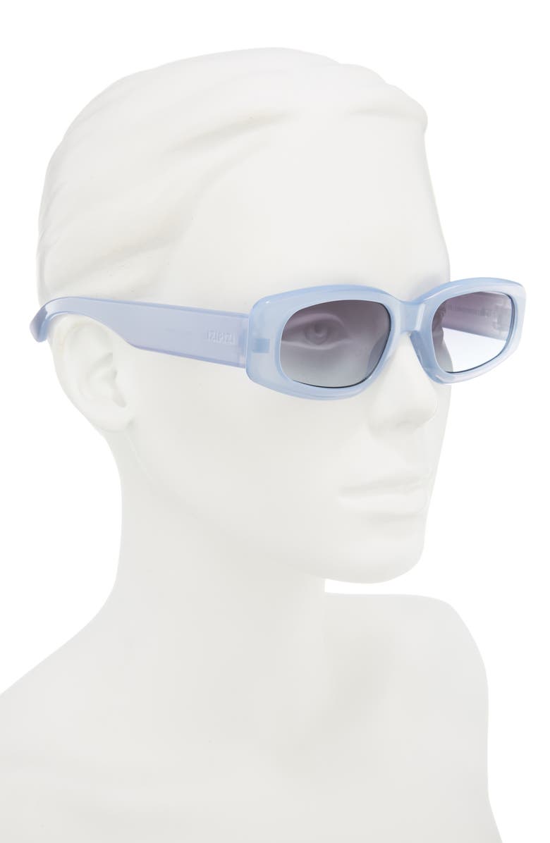 IZIPIZI Rectangular Sunglasses, Alternate, color, Skyline Blue