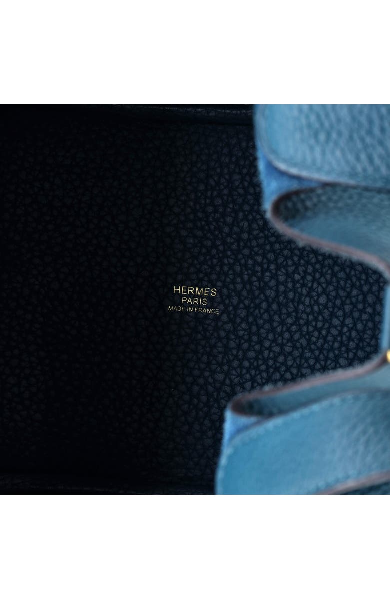 Pre-Owned Hermes Picotin Lock Bag Clemence PM, Alternate, color, Vert Bosphore