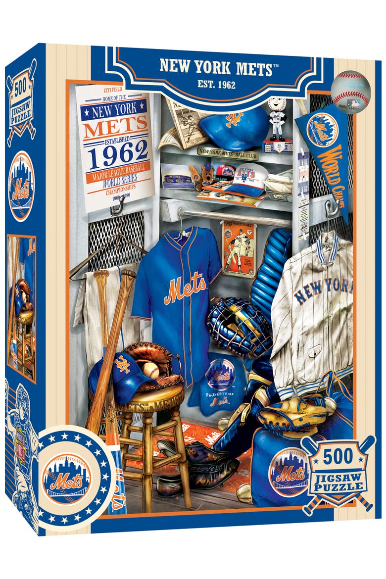 New York Mets Locker Room 500pc Puzzle, Main, color, Multicolor