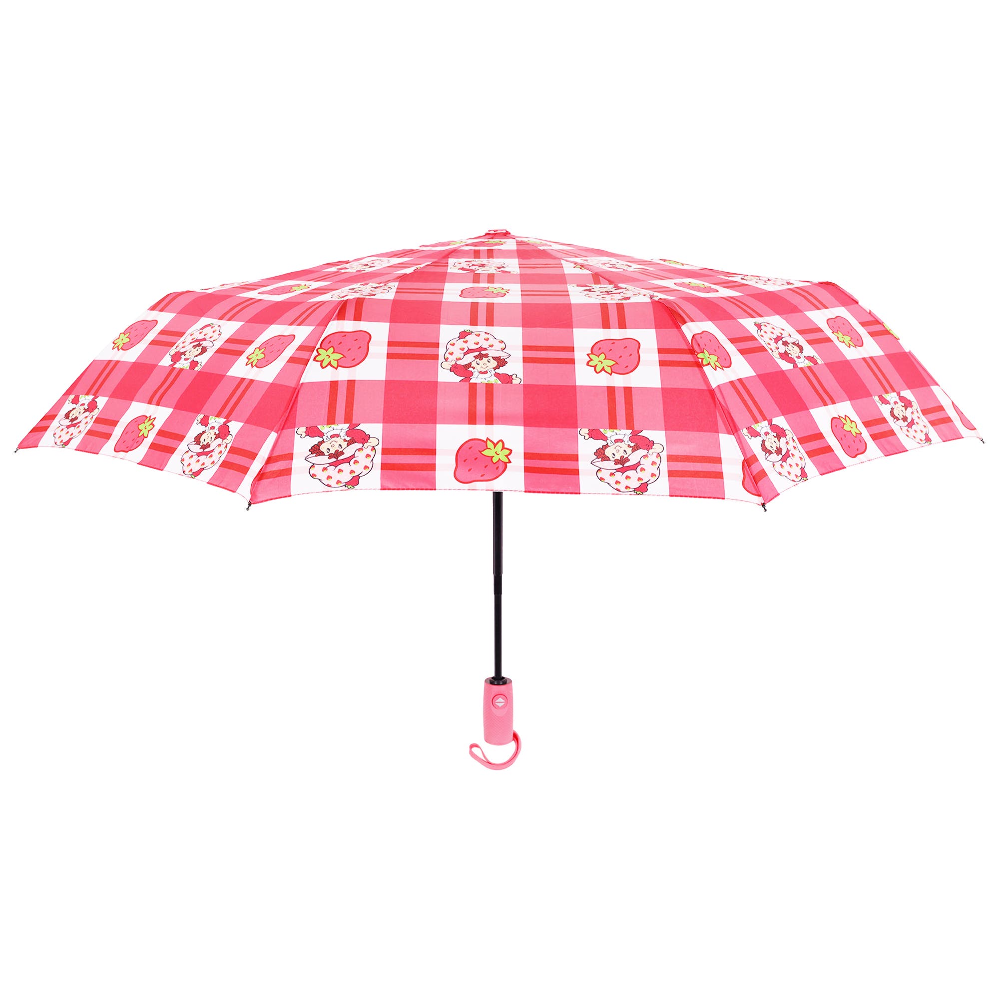 Strawberry Shortcake Gingham Plaid Umbrella in Multi 