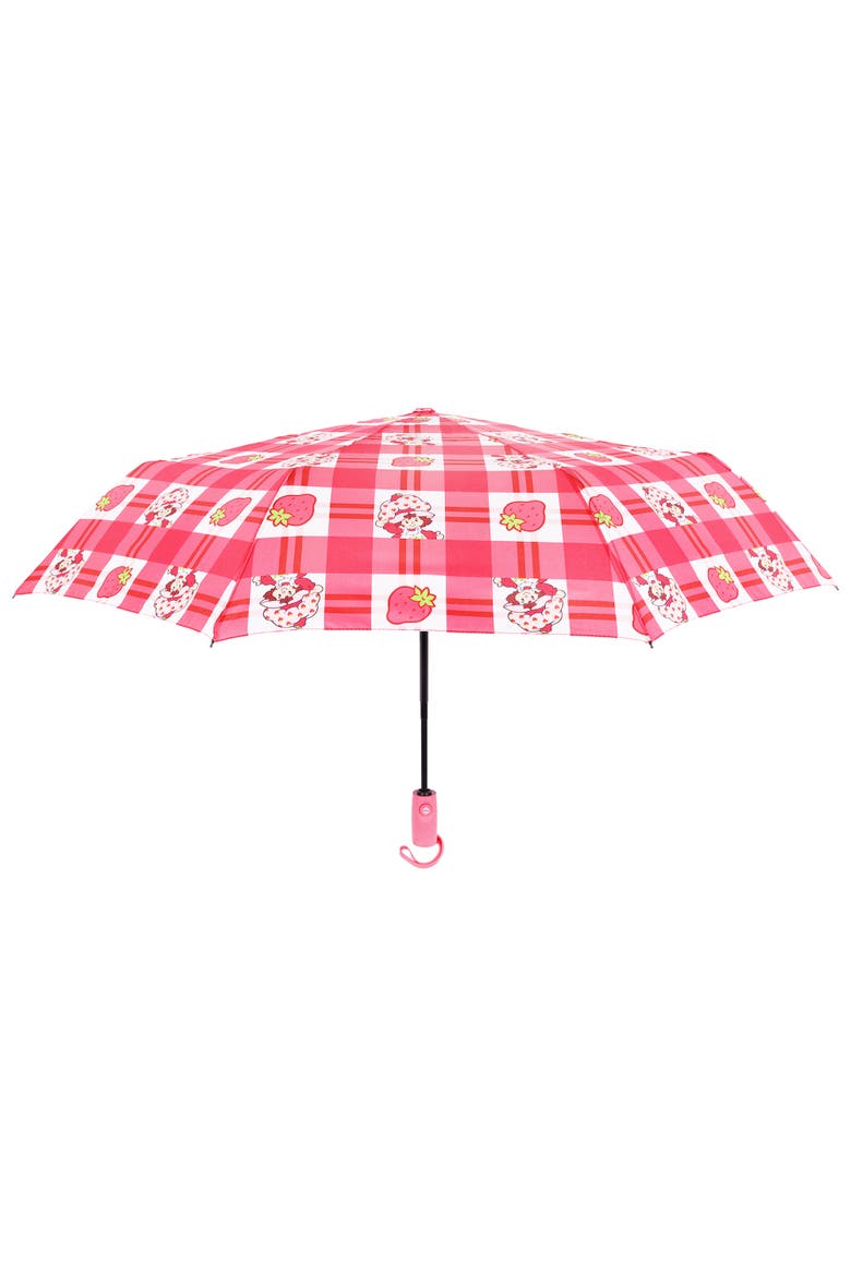 Gingham Plaid Umbrella, Main, color, MULTI
