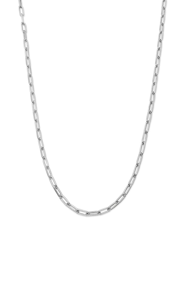 UNODE50 Linkline Charm Necklace, Alternate, color, Silver