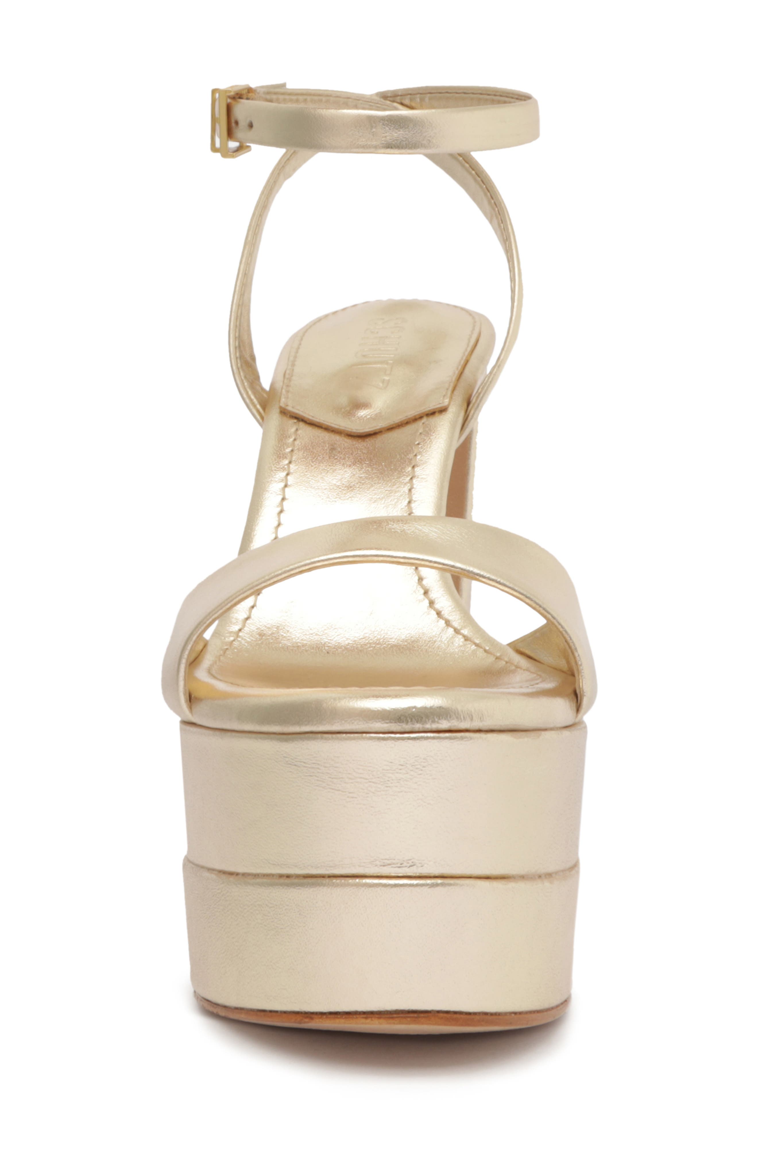 Schutz Kaila Ankle Strap Platform Sandal, Alternate, color, 