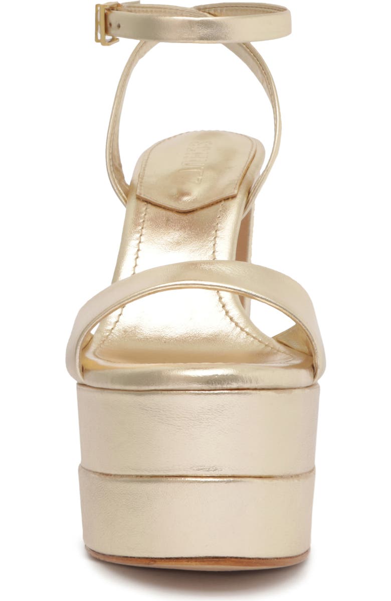 Schutz Kaila Ankle Strap Platform Sandal, Alternate, color,