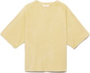 MANGO Cotton Blend Terry T-Shirt