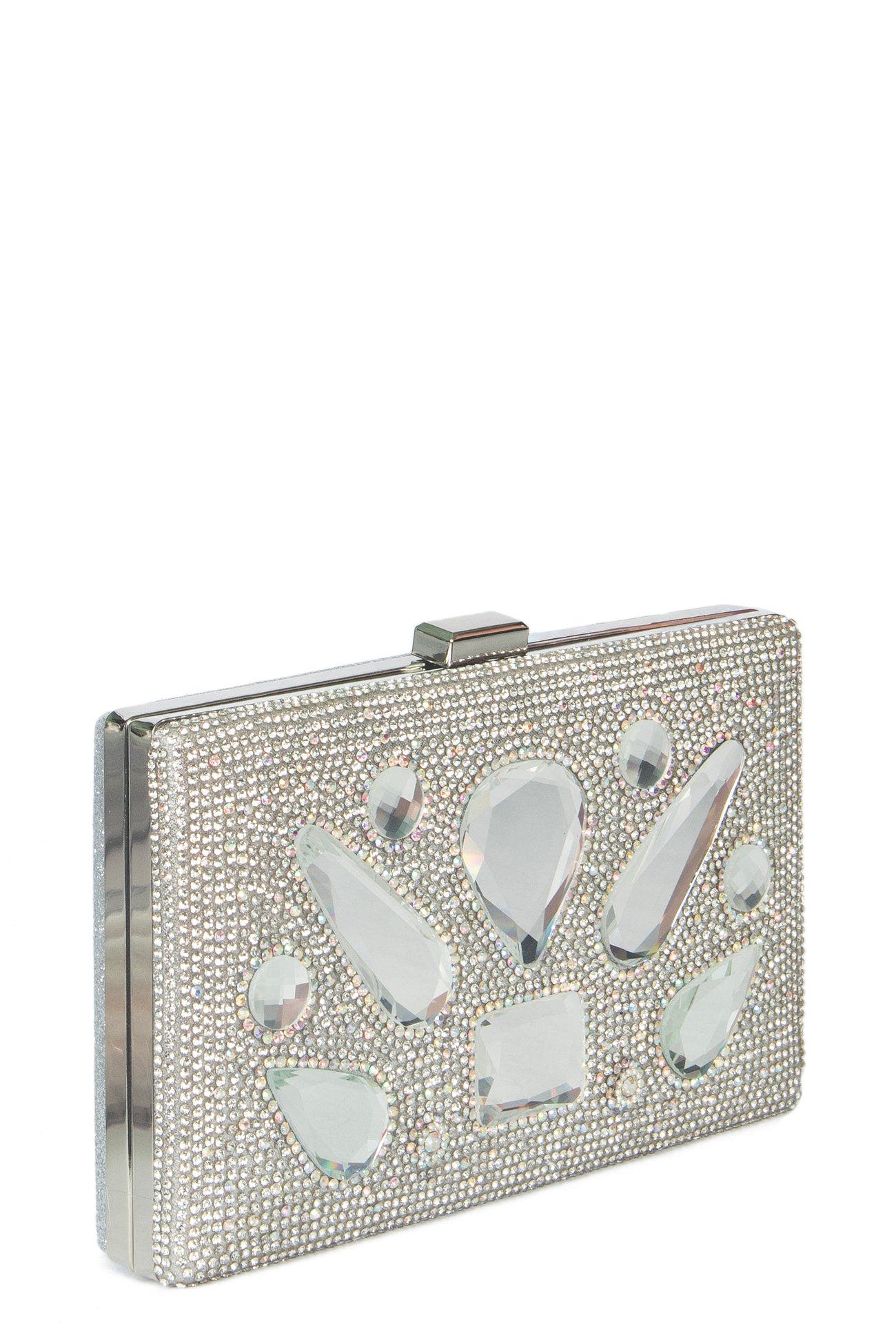 Sheena Clutch, Alternate, color, SILVER