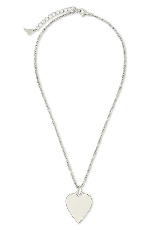 Rita Polished Heart Statement Necklace
