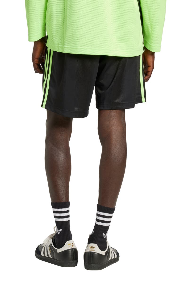 adidas Adicolor Recycled Polyester Jacquard Shorts, Alternate, color, Black/Sigg