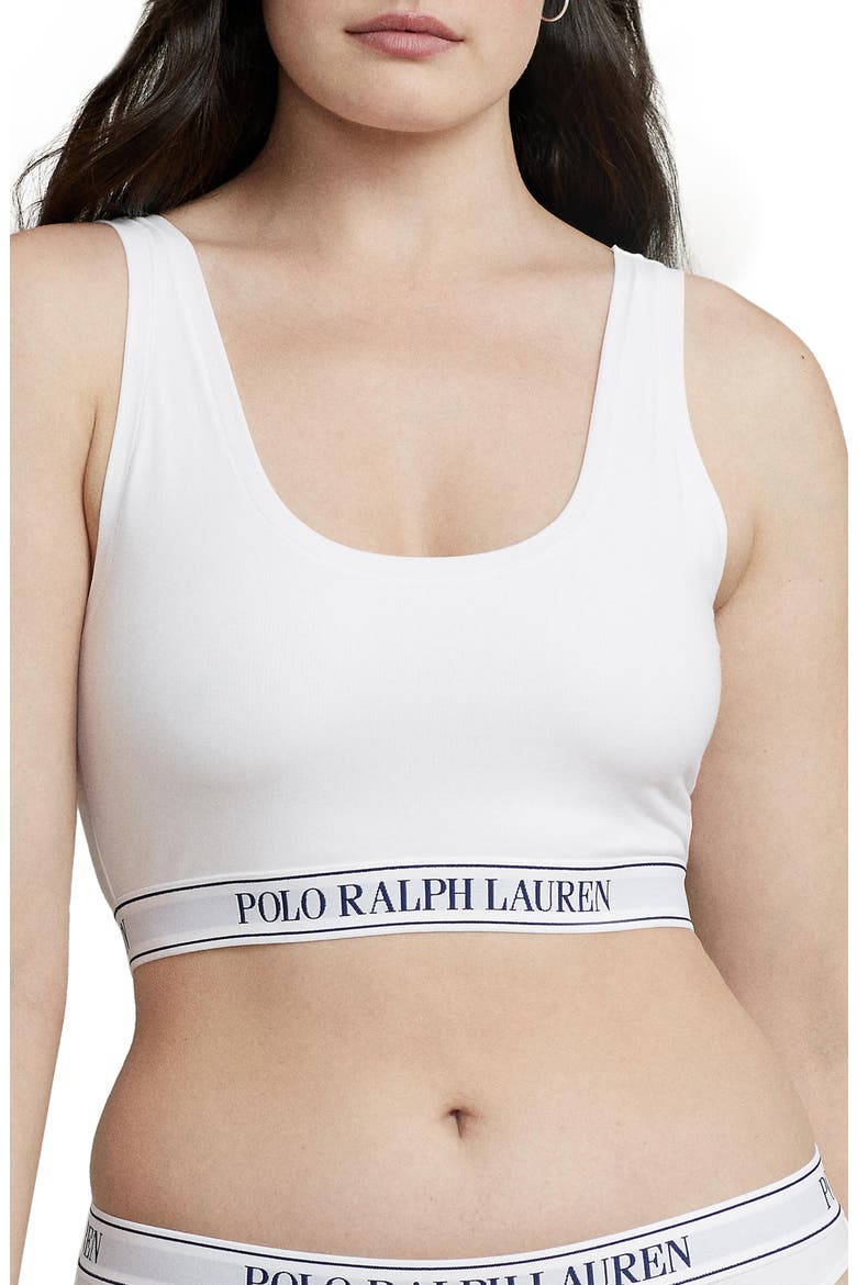 Ribbed Built-Up Bralette, Main, color, WHITE CLOUD