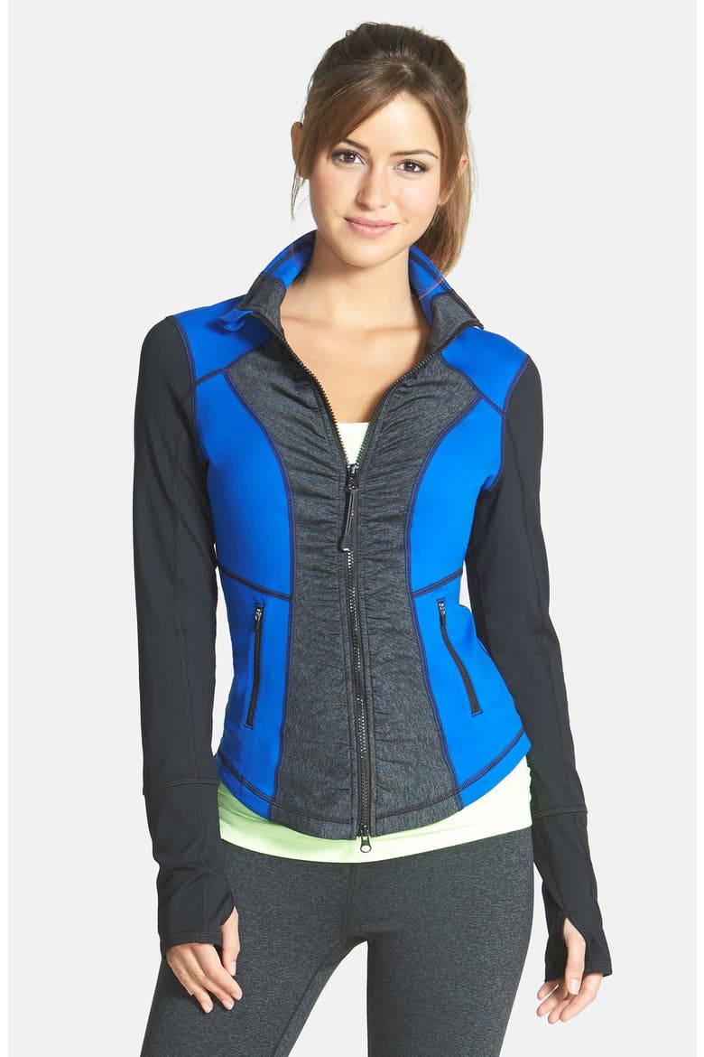 'Essential' Jacket, Main, color, BLACK CROSSDYE