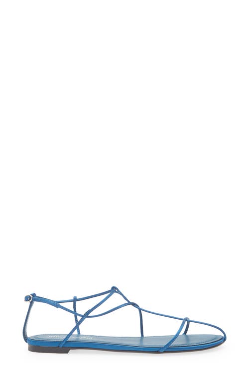 Jeffrey Campbell Trawl Ankle Strap Sandal In Blue