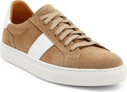 Magnanni Ashley Stripe Suede & Leather Sneaker