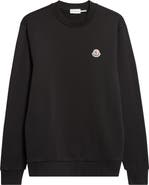 Moncler Logo Patch Fleece Sweatshirt