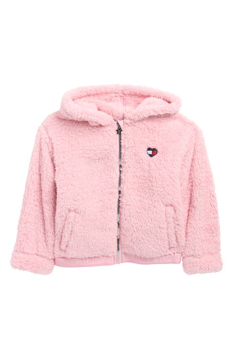 Kids' Minky Faux Fur Hooded Jacket (Toddler & Little Kid)
