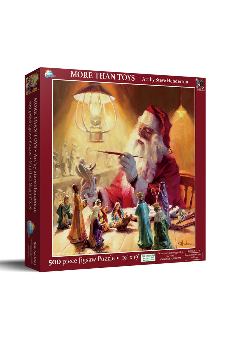 More Than Toys 500 piece Jigsaw Puzzle for Adults, Main, color, Multicolor