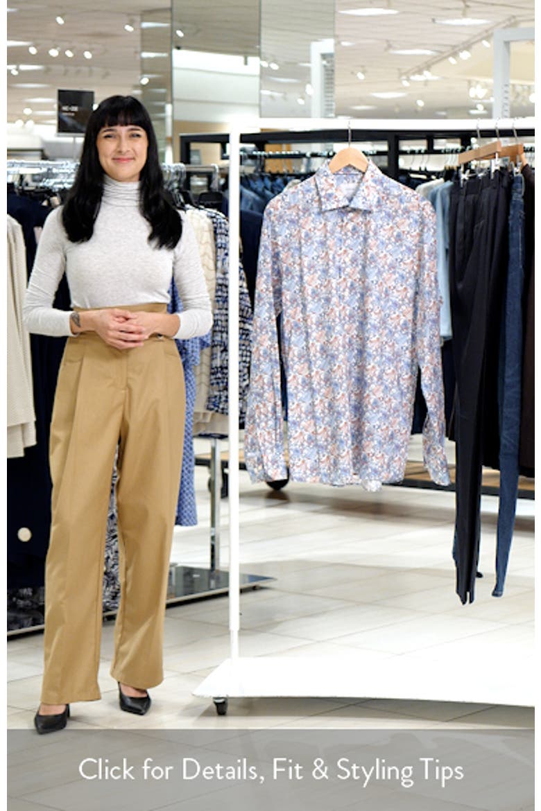 Contemporary Fit Floral Dress Shirt video