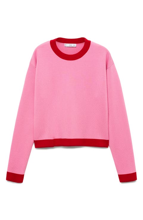 Contrast Trim Sweater