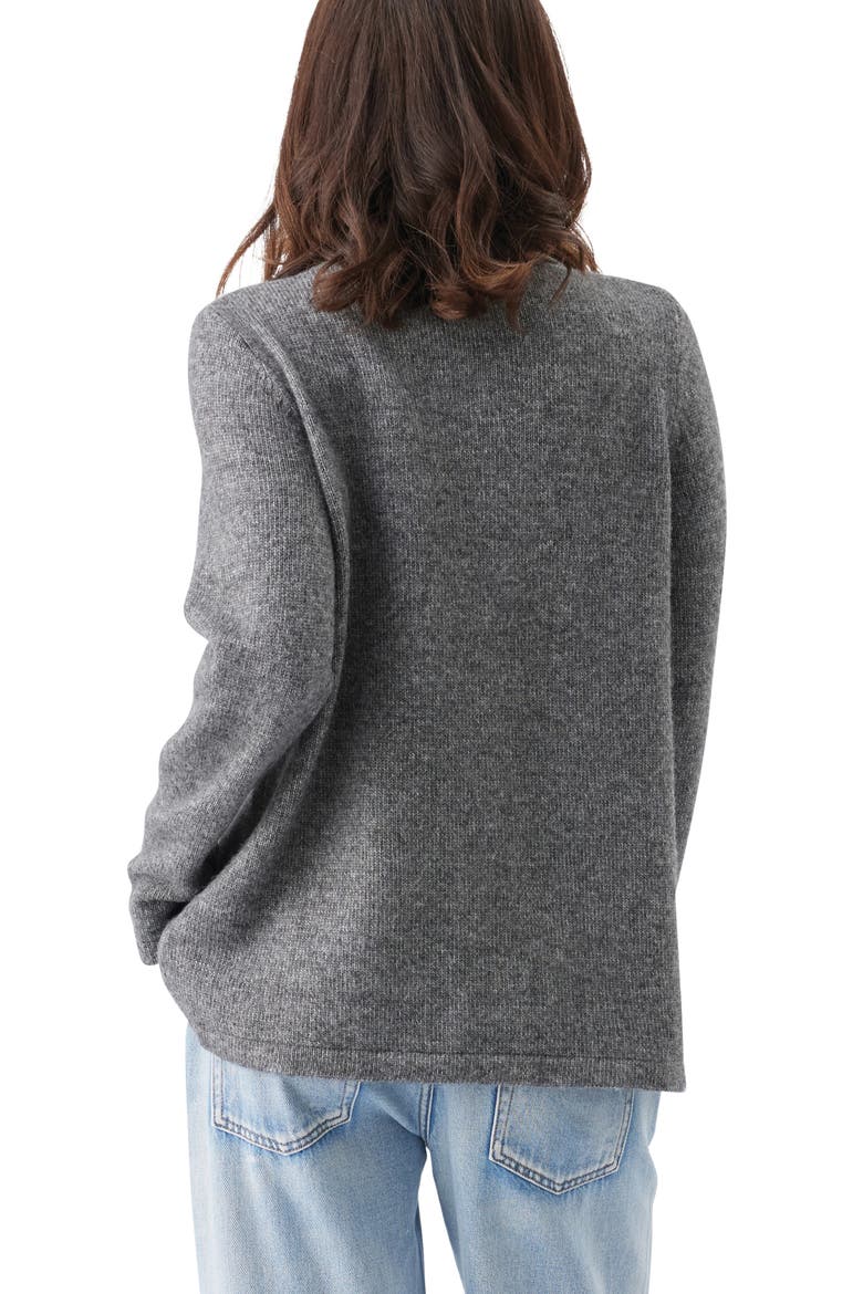 Addison Nursing Knit, Alternate, color, Charcoal