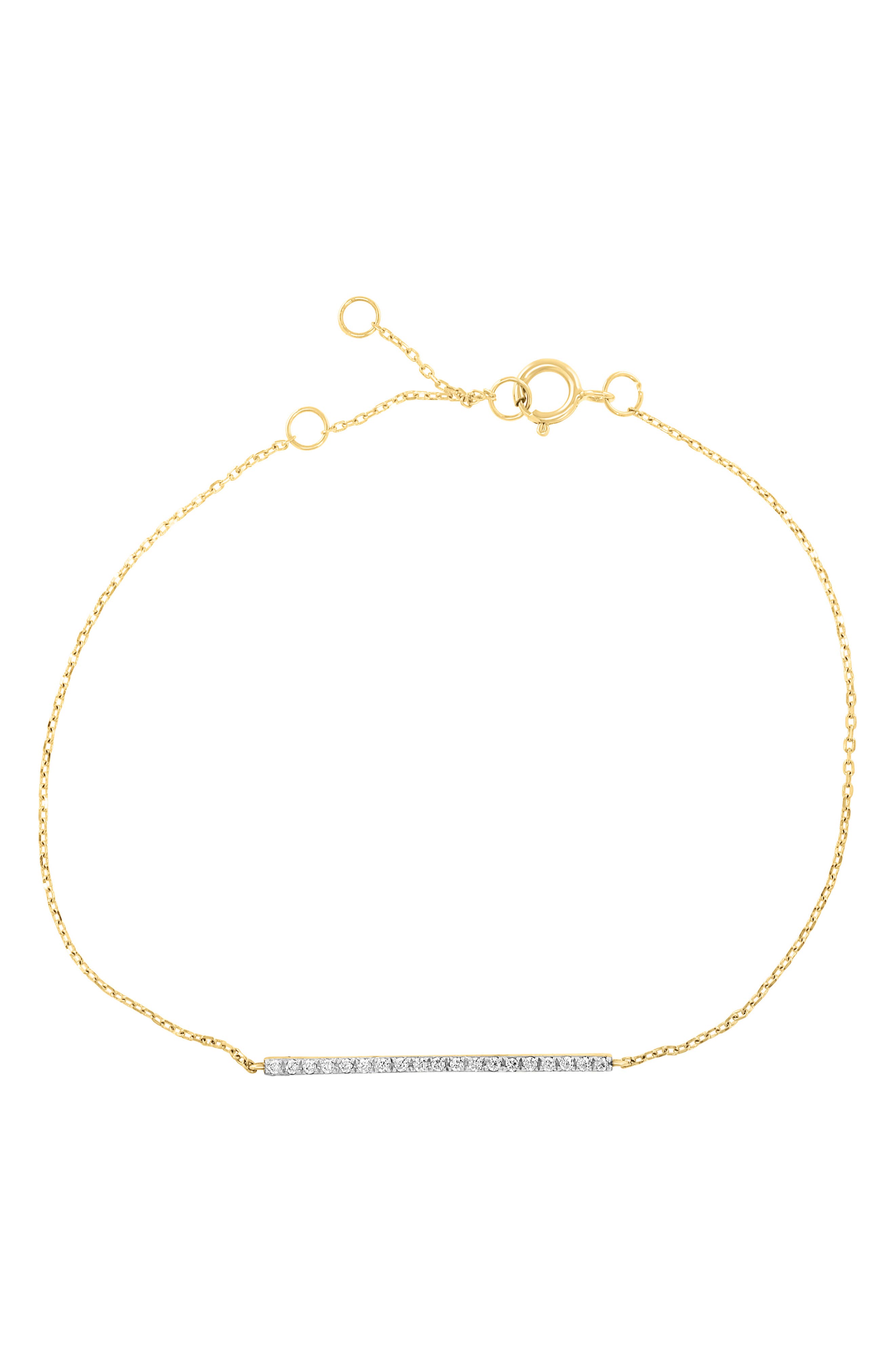 Diamond Bar Bracelet