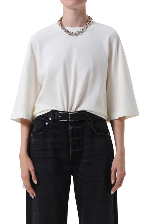 Citizens of Humanity Amelia Cotton T-Shirt in Pashmina Off White  product
