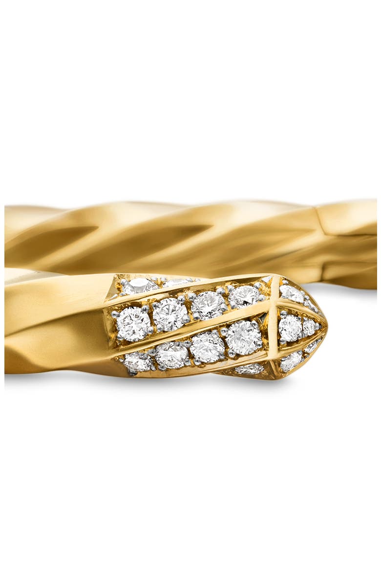 Cable Edge® Bracelet in 18K Yellow Gold with Diamonds, 5.5mm, Alternate, color, 18K GOLD RECYCLED