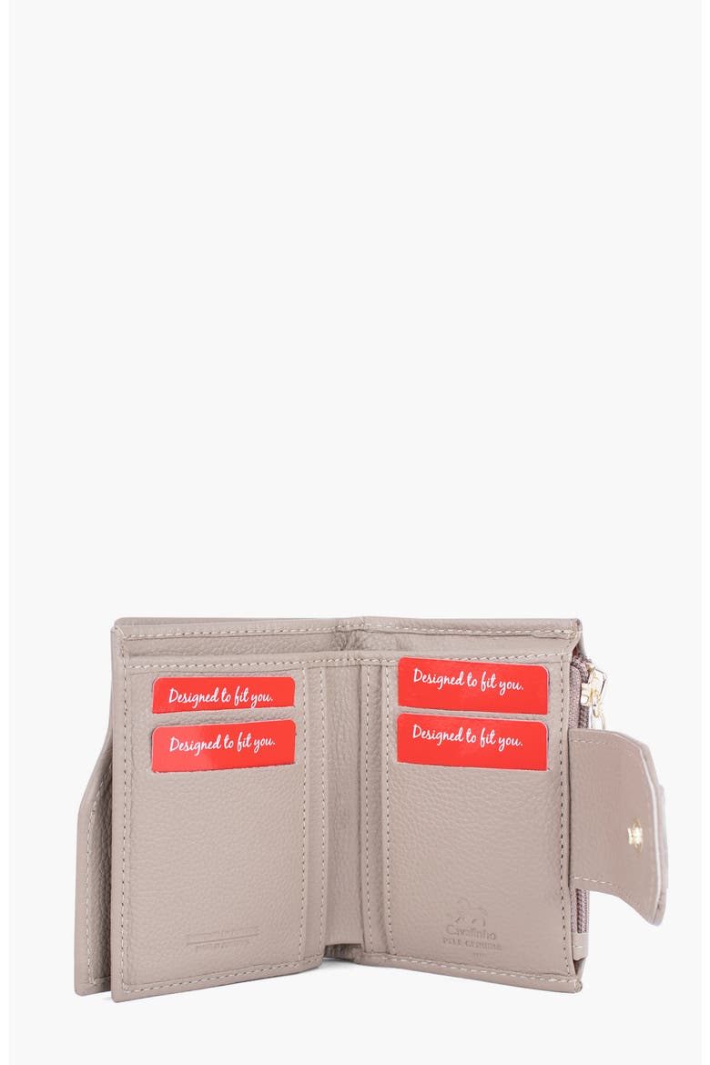 Muse Small Leather Wallet 233, Alternate, color, Light Sand