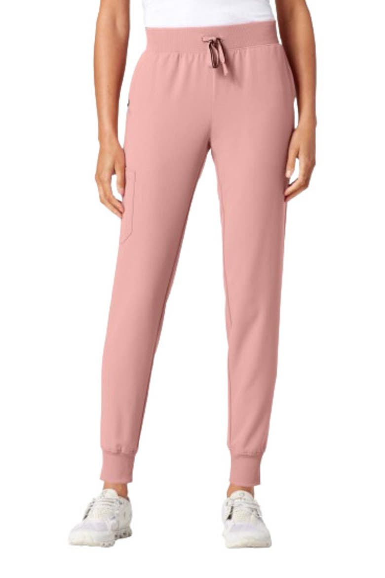 Silex Women's 6-Pocket Slim Mid-Rise Scrub Jogger, Main, color, Mauve