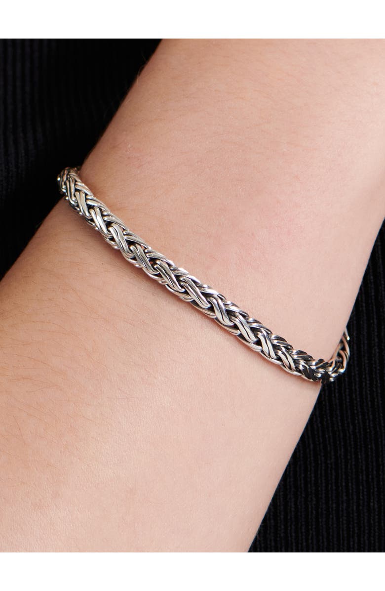 DEVATA Paddy Oval Chain Bracelet in Sterling Silver, 6mm, Alternate, color, Silver
