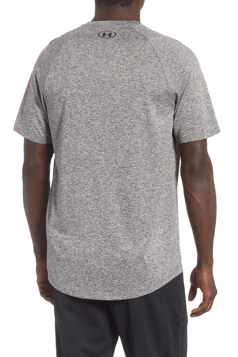 UA Tech™ T-Shirt, Alternate, color, CHARCOAL LIGHT HEATHER