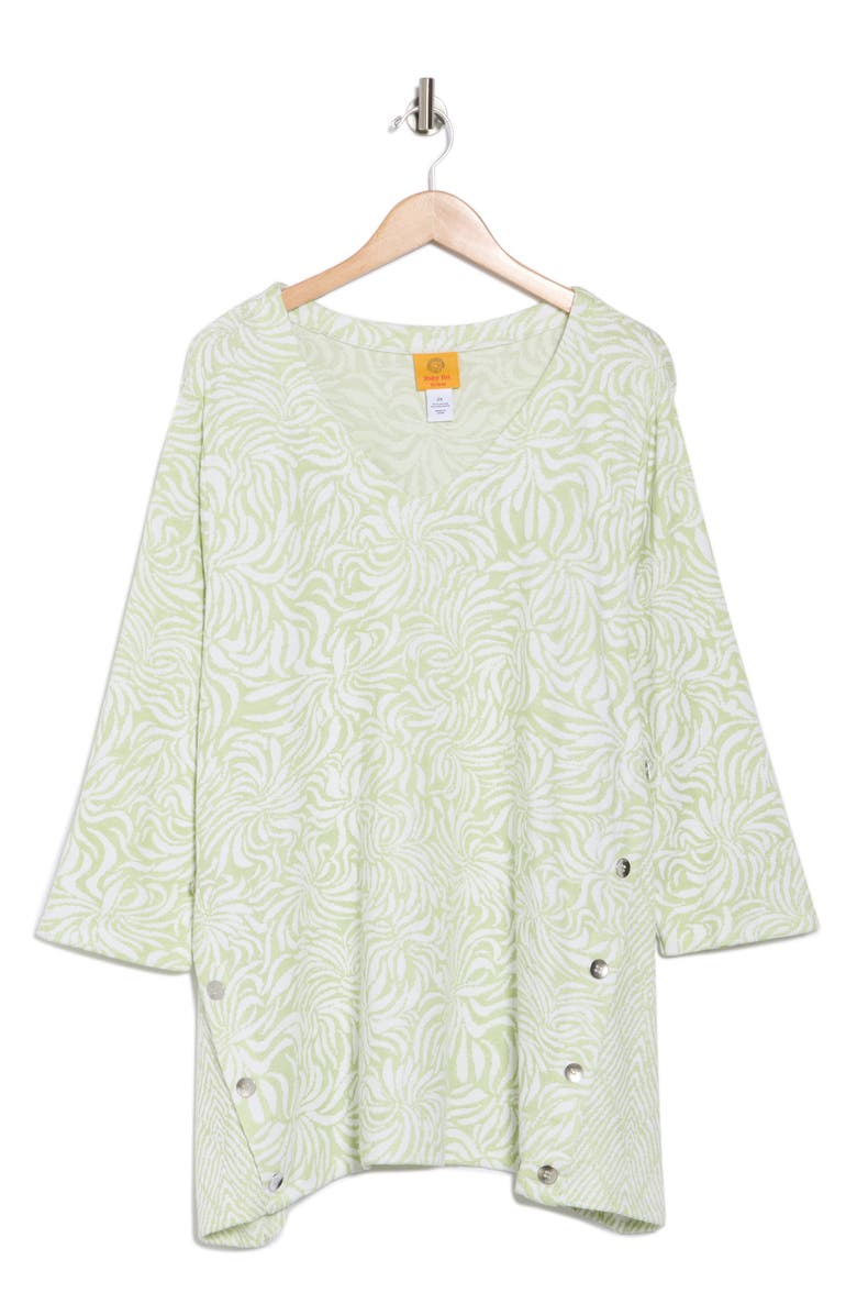 RUBY RD Terry Jacquard Tunic, Alternate, color,