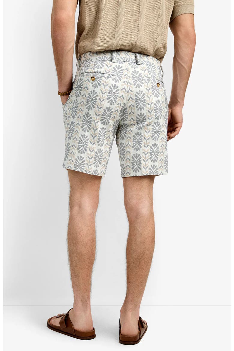 Lawrence Short, Alternate, color, Floral Stripe Jacquard