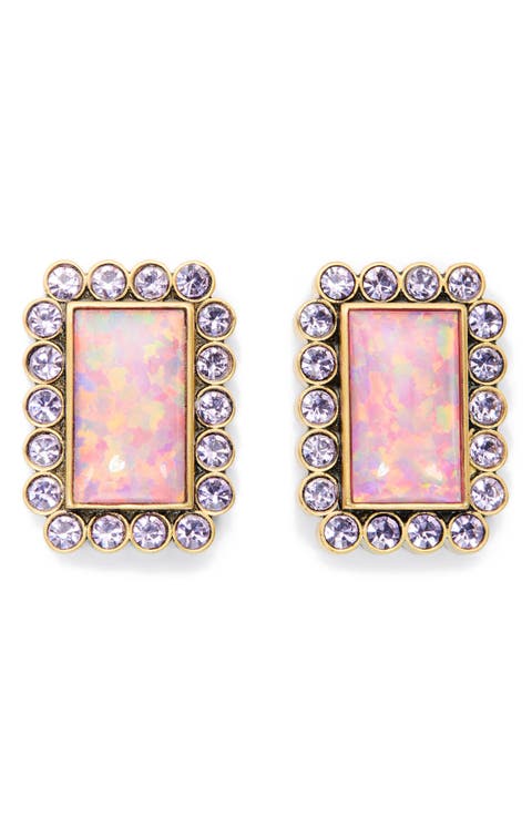 Rectangular Stud Earrings