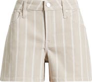 CITY BLUES Stripe Denim Shorts